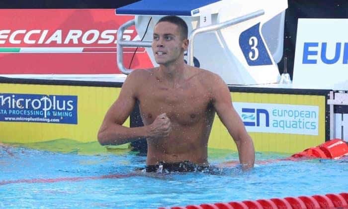 înotătorul david popovici câștigă încă o medalie de aur la campionatele europene de la roma