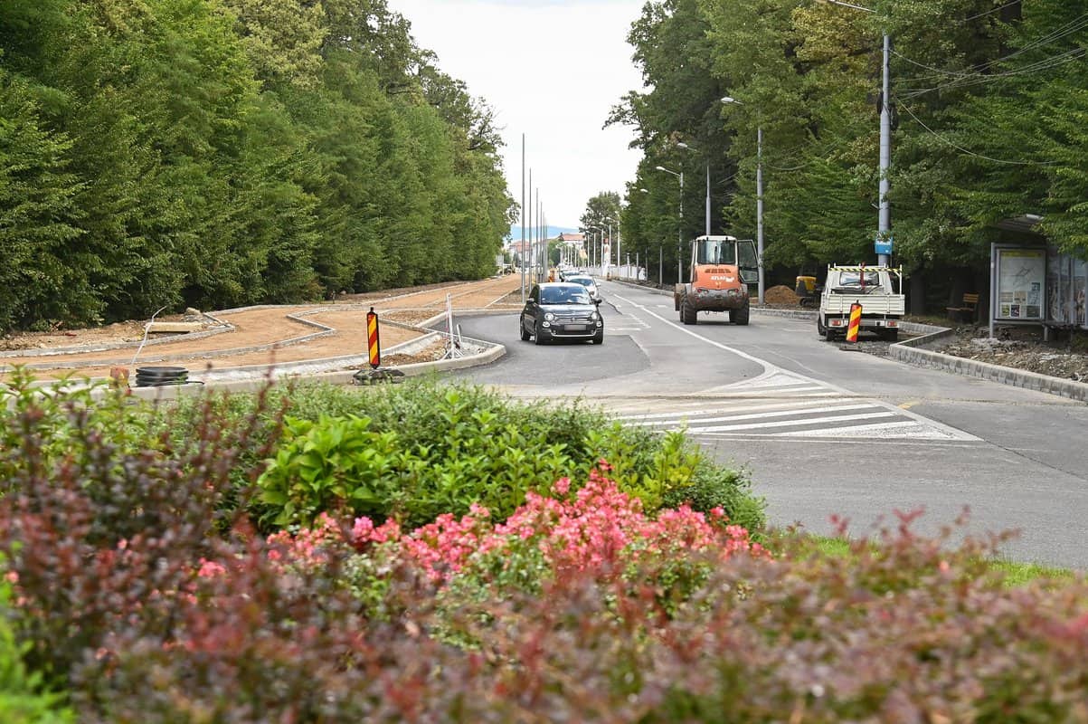 foto lucrările de pe calea dumbrăvii, aproape de finalizare - detalii despre ce urmează să fie făcut în zonă