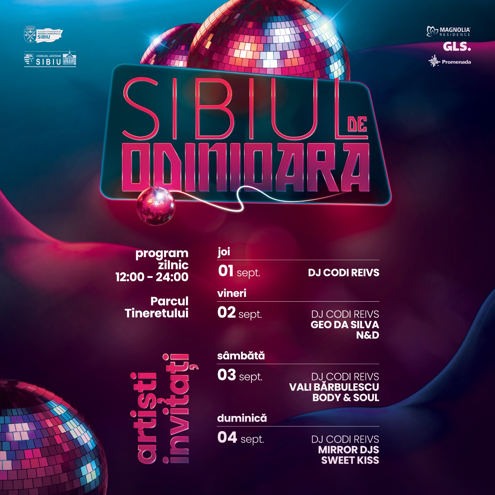 Patru zile cu muzică retro și concerte cu N&D, Sweet Kiss și Body&Soul la ”Sibiul de Odinioară” - Experiențe unice recreate în Parcul Tineretului