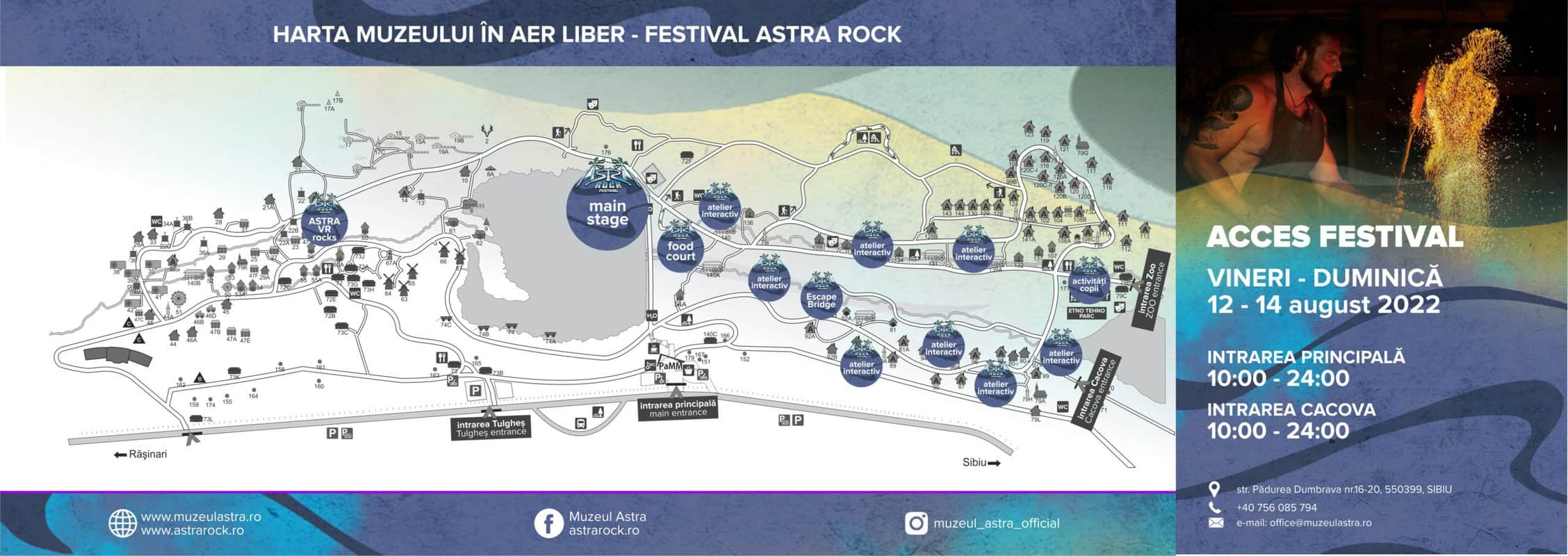 Astra Rock Sibiu - Măsuri de evitarea aglomerării