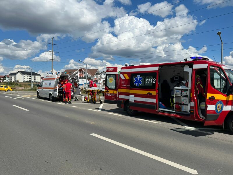 bărbat surprins într-un incendiu în propria casă la cisnădie - a fost dus inconștient la spital