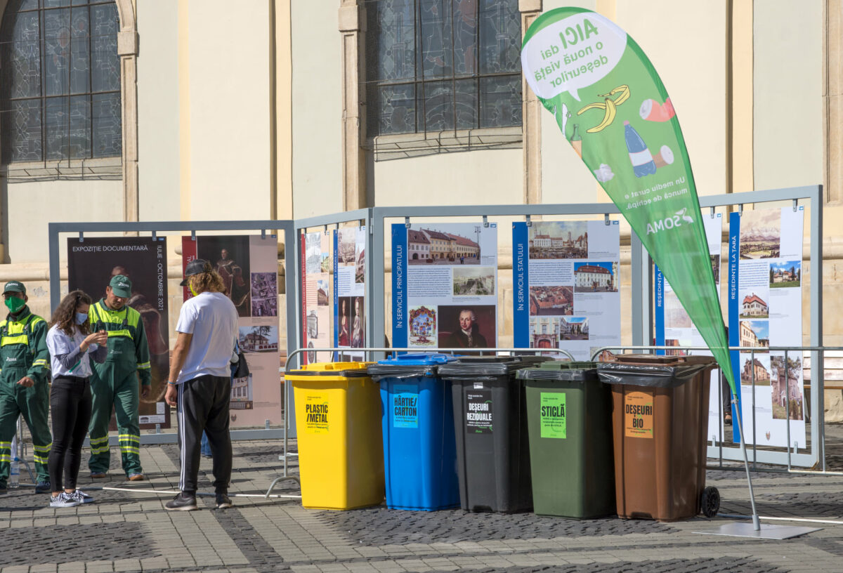 sibienii s-au educat: cât la sută din deșeurile aruncate de sibieni la gunoi merg la reciclare