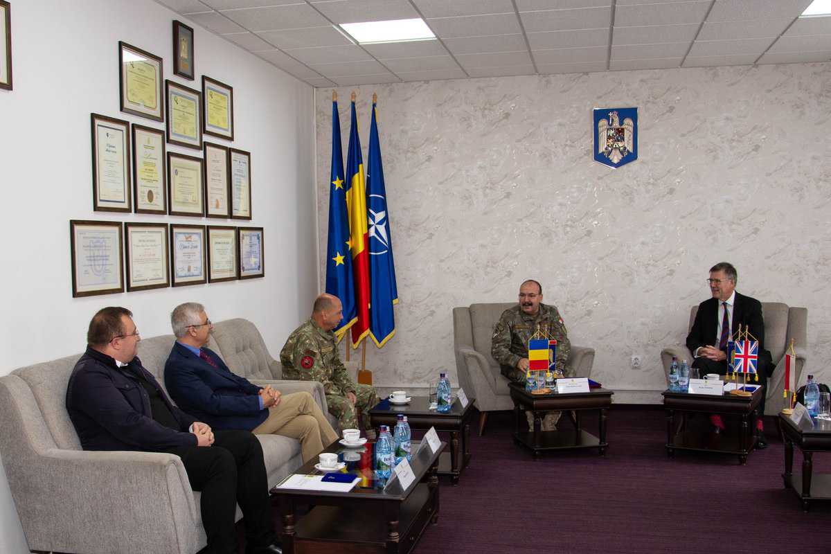 FOTO: Directorul Military Ministries International, în vizită la AFT Sibiu