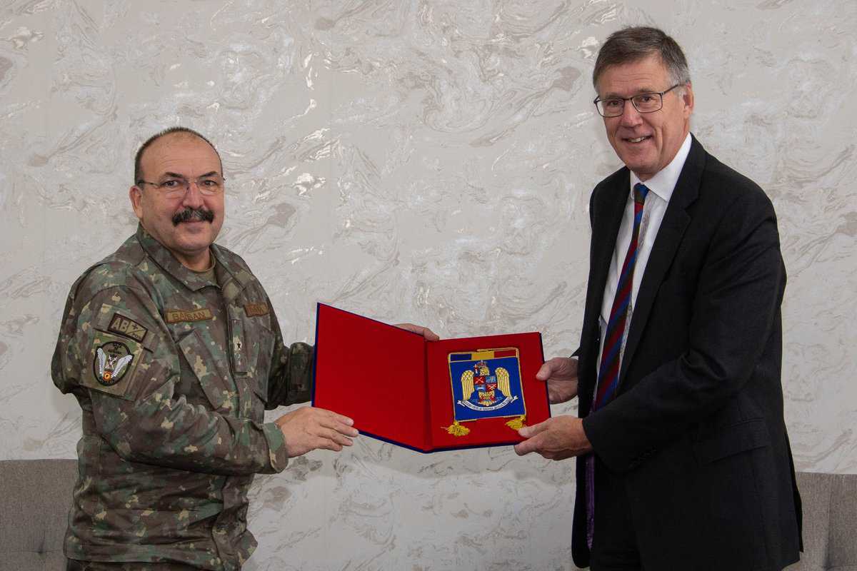 FOTO: Directorul Military Ministries International, în vizită la AFT Sibiu