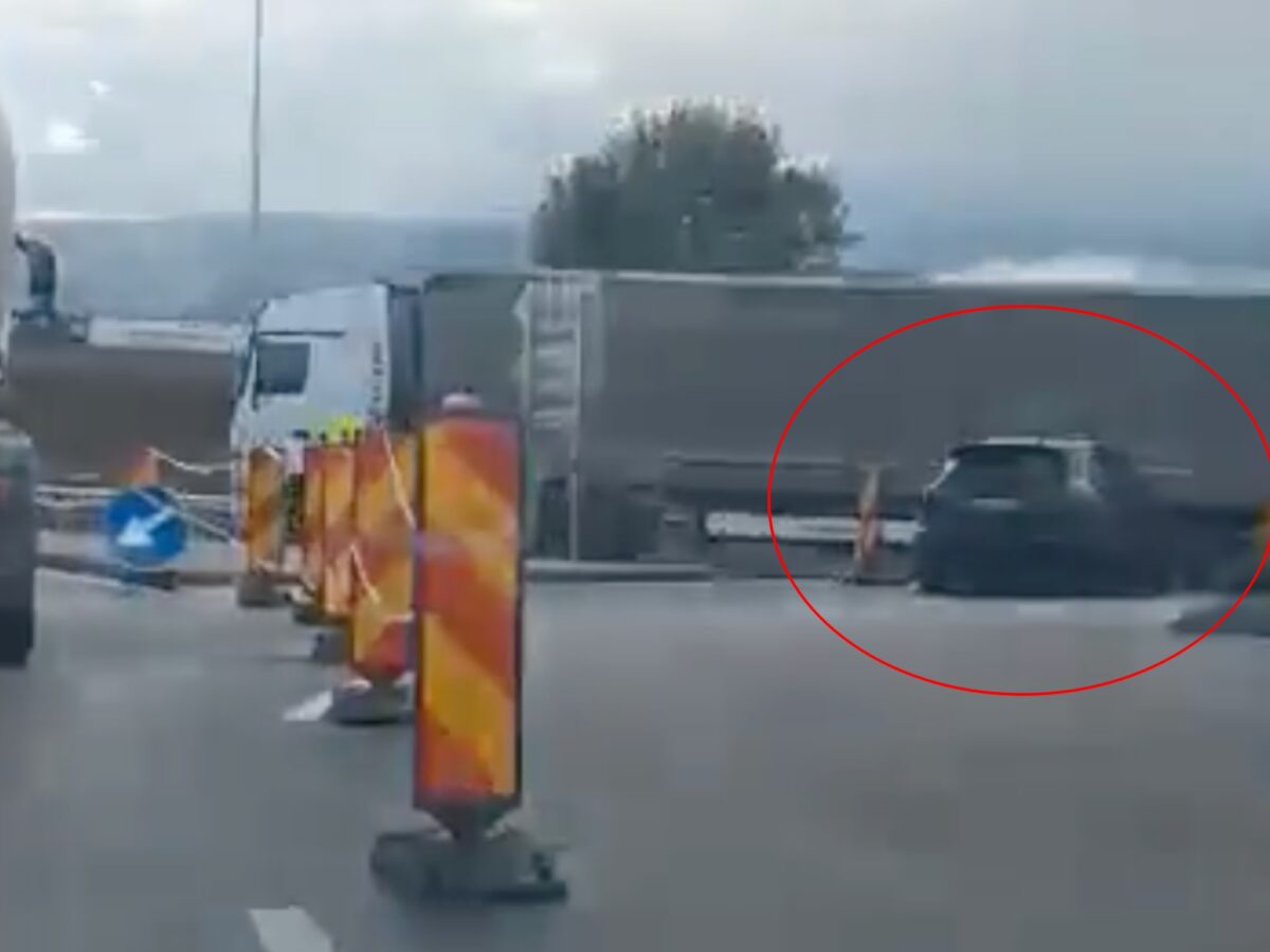 video: „bizon” de sibiu - cum a sfidat un șmecher toți șoferii care stăteau în coloană în giratoriu pe dn1