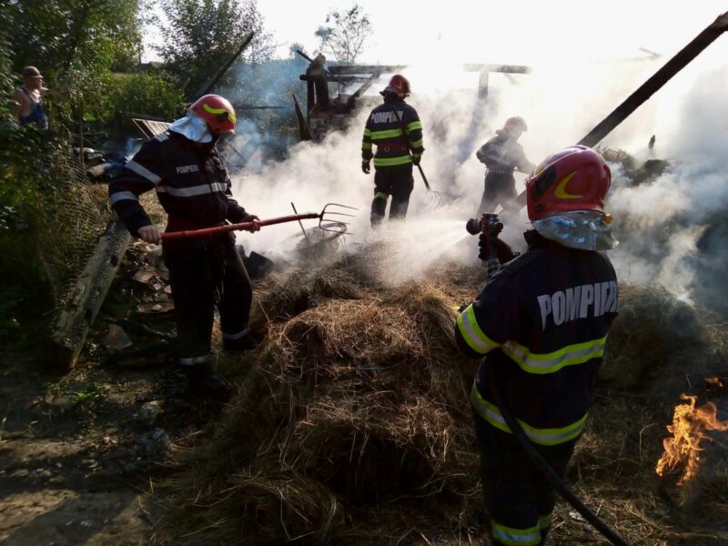 incendiu de proporții în boian - bărbat găsit carbonizat