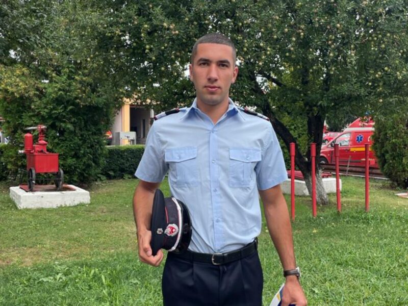 raul gheorghiu este salvatorul anului în sibiu - pompierul a sărit în ajutor și în timpul liber