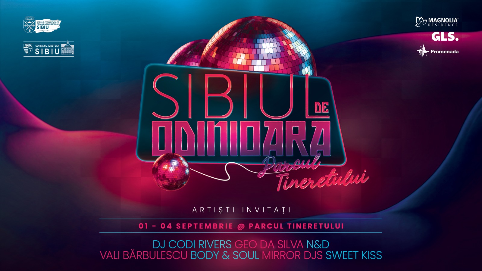 Începe Sibiul de Odinioară - Patru zile de concerte cu N&D, Sweet Kiss și Body&Soul  - Retro party și experiențe unice recreate în Parcul Tineretului