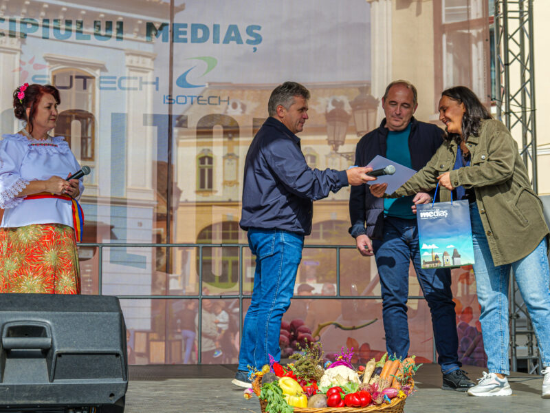 foto ziua recoltei sărbătorită la mediaș