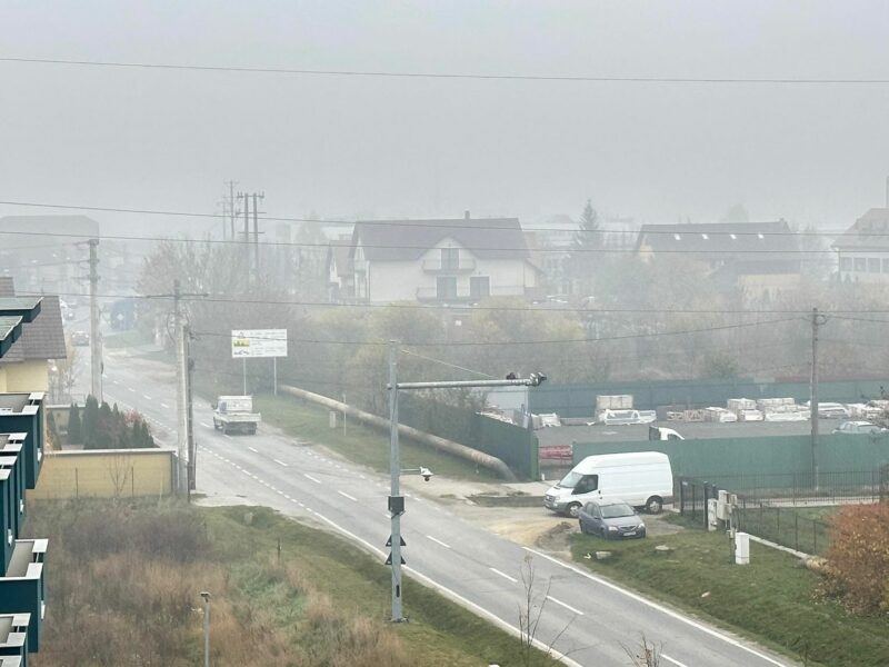 cod galben de ceață luni dimineață la sibiu