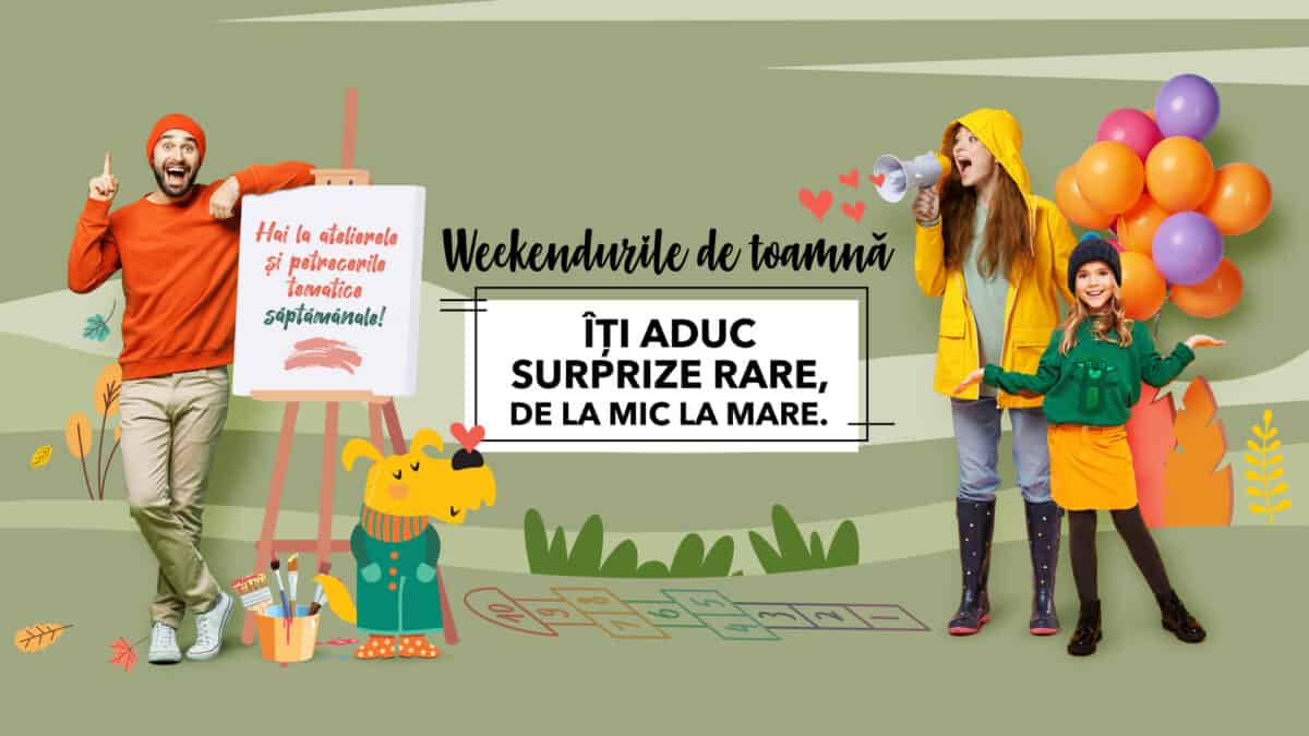 Ateliere și petreceri tematice cu acces gratuit pentru copii, la Shopping City Sibiu