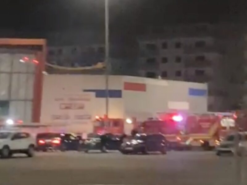 VIDEO: Exercițiu de amploare la Shopping City Sibiu - Pompierii simulează un incendiu