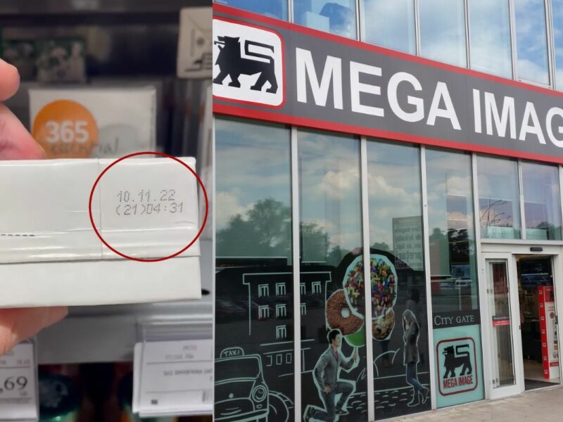 video zeci de cutii cu smântână expirată în mega image din valea aurie – cumpărător: ”am mâncat din ea!” – reacția celor din magazin