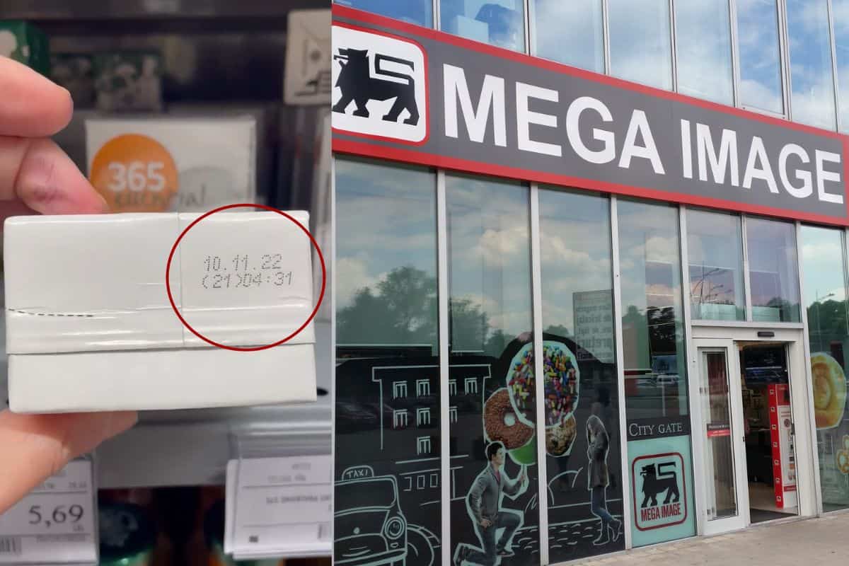 video zeci de cutii cu smântână expirată în mega image din valea aurie – cumpărător: ”am mâncat din ea!” – reacția celor din magazin