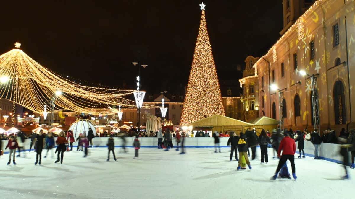 video și galerie foto - programul patinoarelor din sibiu și împrejurimi - cât costă distracția pe gheață iarna aceasta