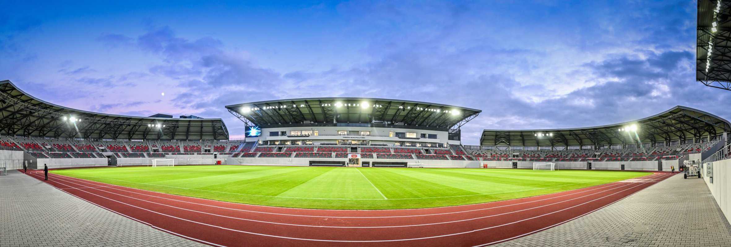 VIDEO FOTO: Stadionul Municipal a fost redeschis - Cum arată „bijuteria” Sibiului de peste 200 milioane lei