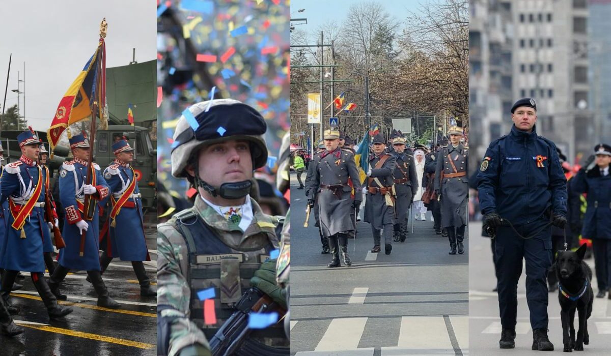 FOTO VIDEO Cum a fost sărbătorită Ziua Națională - Parade militare în orașele mari ale țării