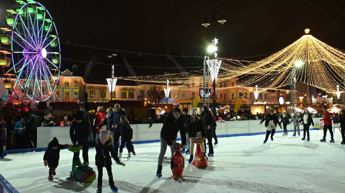 video și galerie foto - programul patinoarelor din sibiu și împrejurimi - cât costă distracția pe gheață iarna aceasta