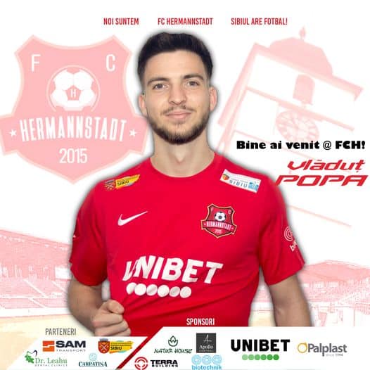 FC Hermannstadt a mai transferat un fundaș - Vlăduț Popa a venit de la Alba Iulia