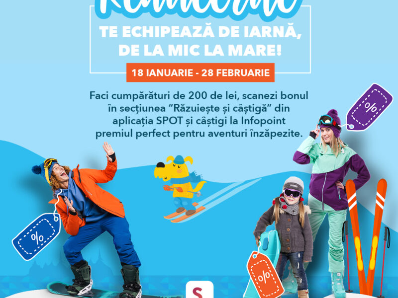 shopping city sibiu dă startul reducerilor de iarnă cu 500 de premii instant pentru aventuri în zăpadă