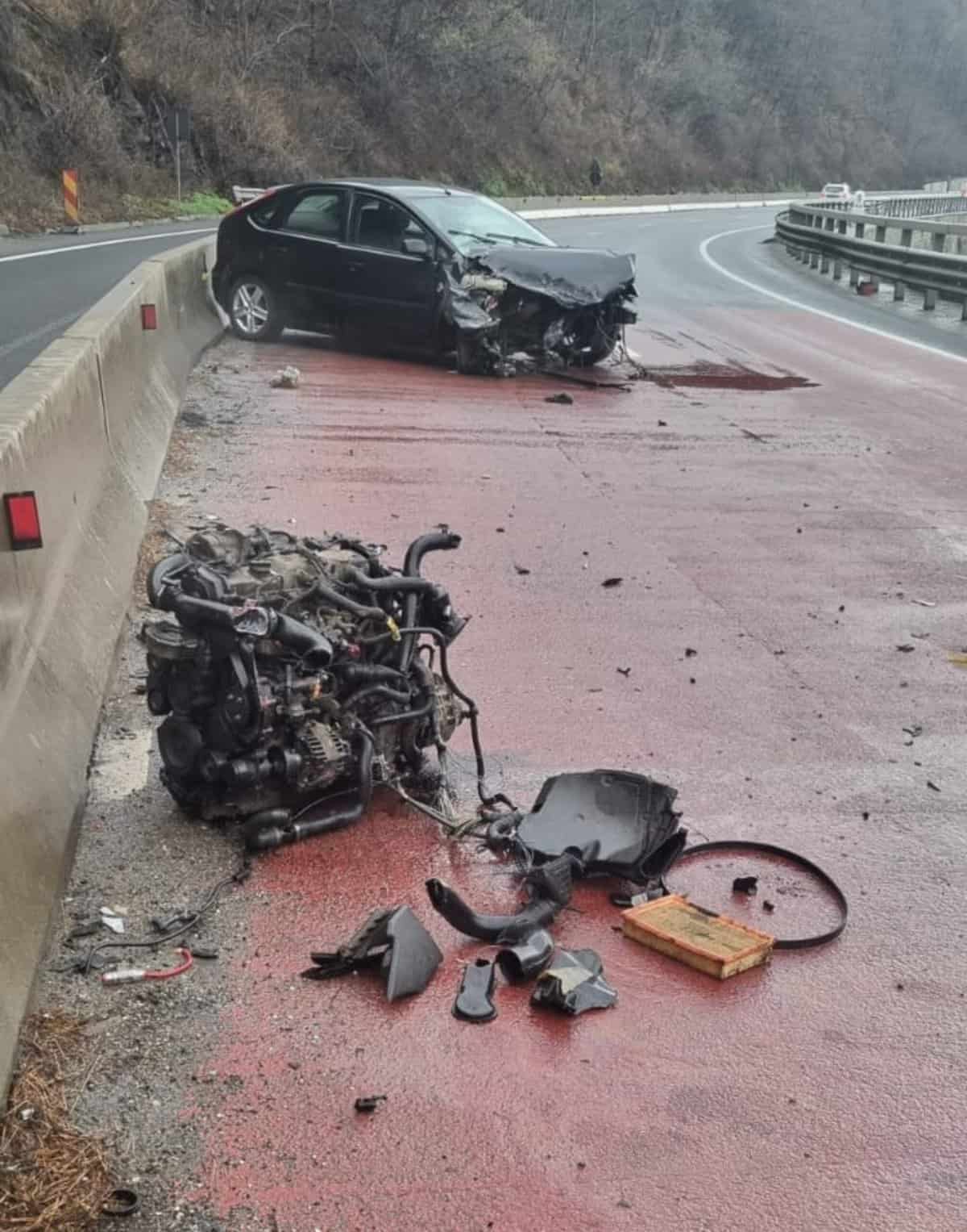 accident pe dn7 între râul vadului și boița - se circulă îngreunat