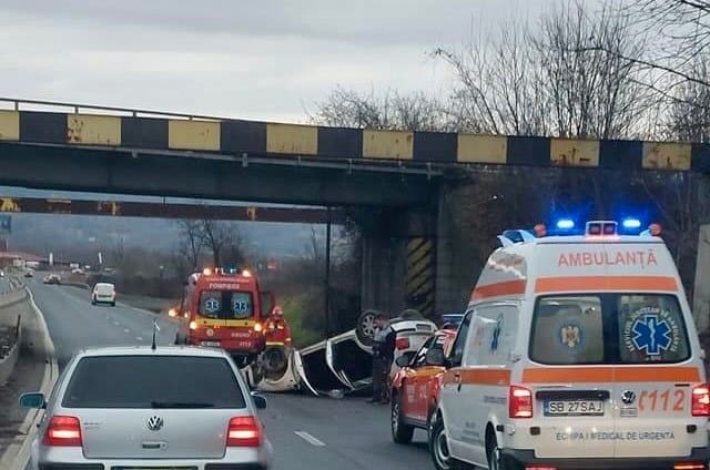 video foto accident spectaculos la veștem - nu sunt victime