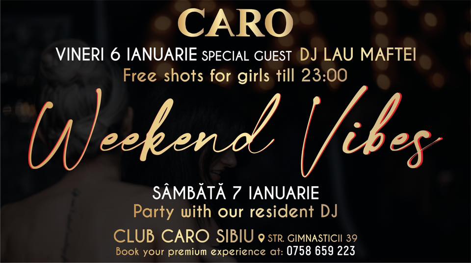 weekend cu răsfăț pentru domnișoare la caro – două seri speciale în cel mai nou club al sibiului