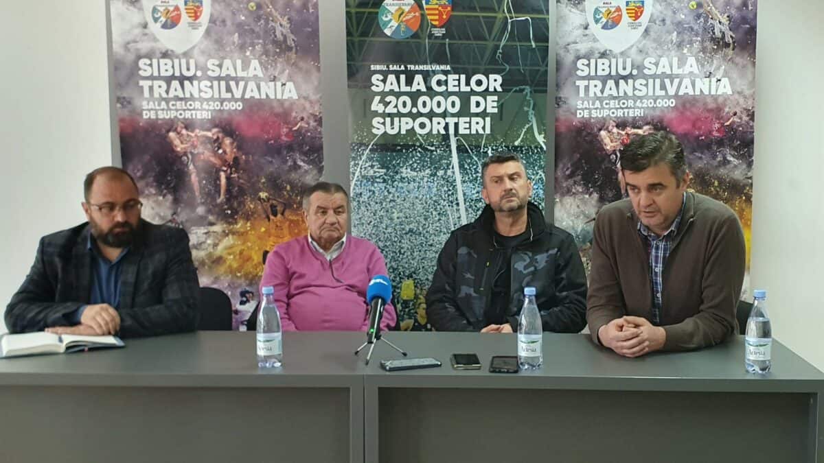 conferința de presa la csu sibiu după evenimentele din timpului meciului cu u cluj