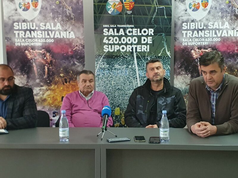 Conferința de Presa la CSU Sibiu după evenimentele din timpului meciului cu U Cluj