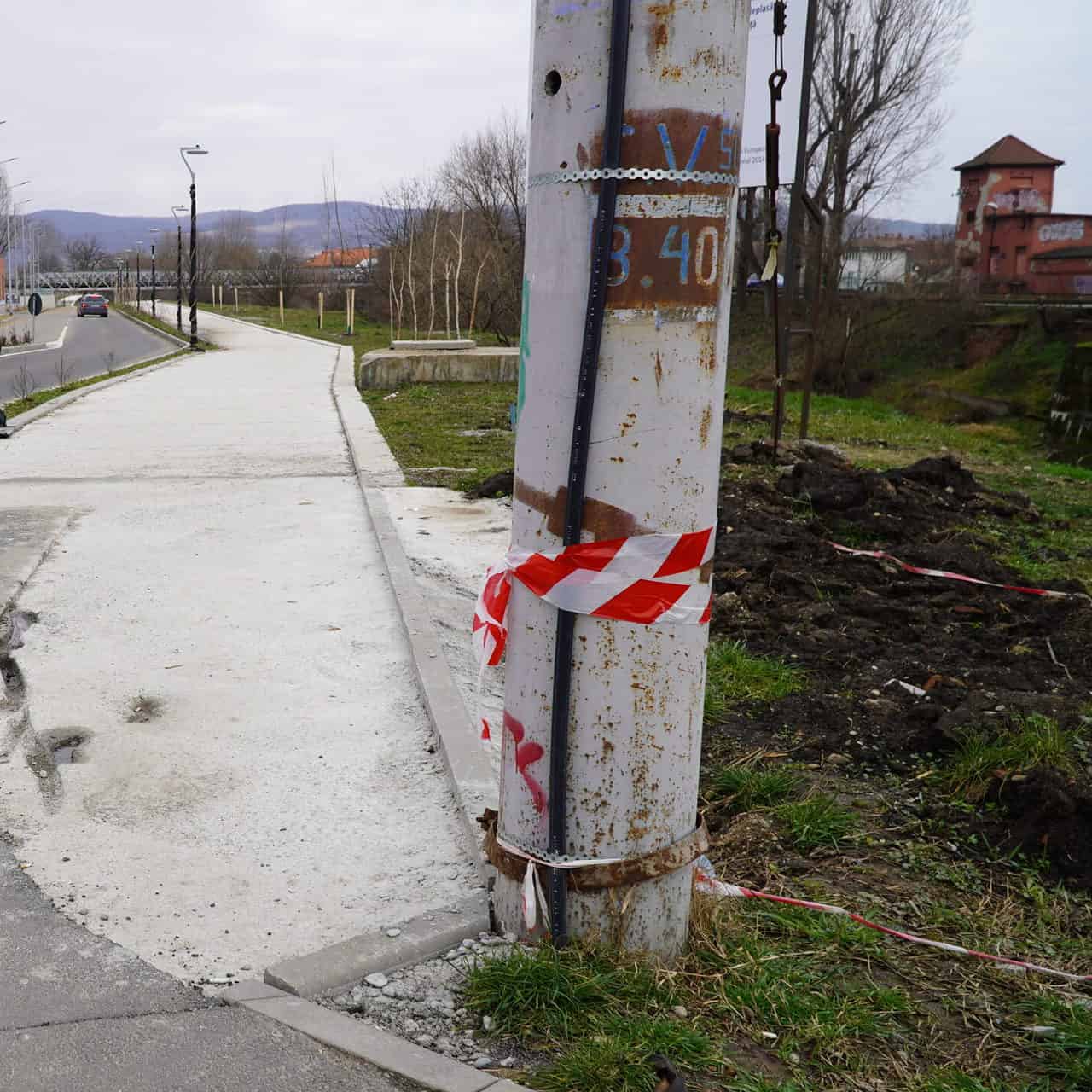 video foto: pista de biciclete de pe malul cibinului - primăria a lansat licitația pentru conectarea a două tronsoane