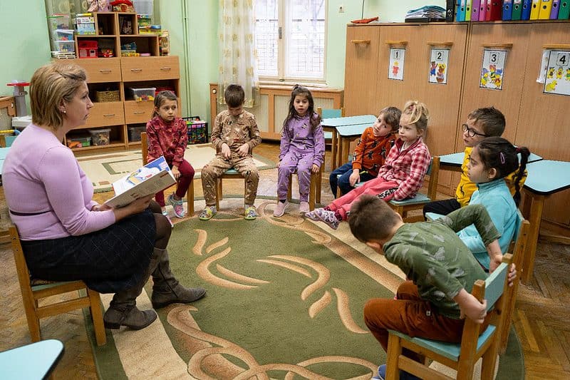 foto preșcolarii din mediaș au sărbătorit ziua internațională a cititului împreună