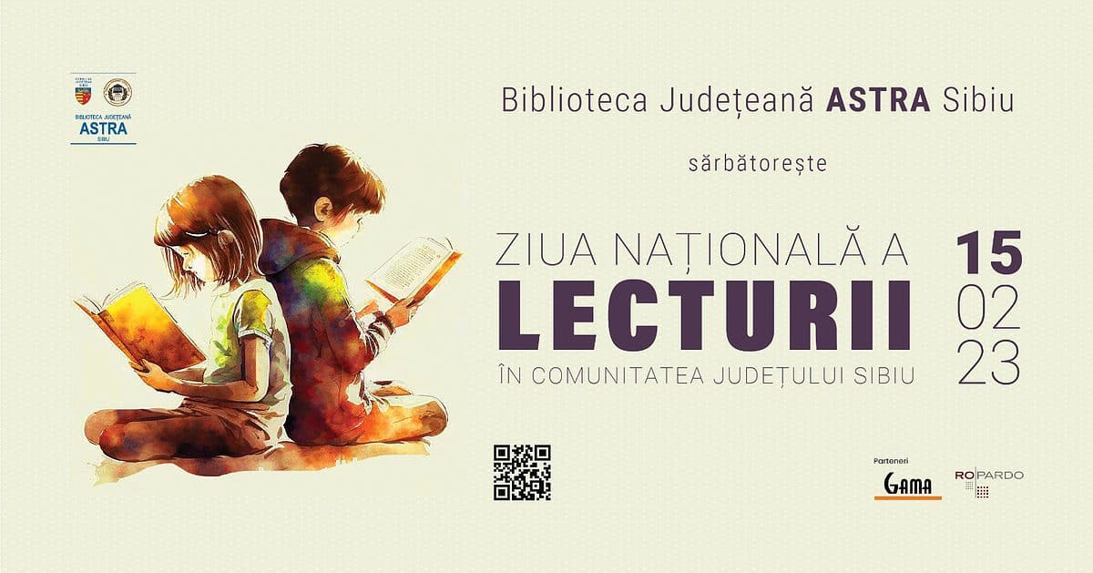 ziua națională a lecturii sărbătorită miercuri la biblioteca astra - ”universul cărților este de neînlocuit”