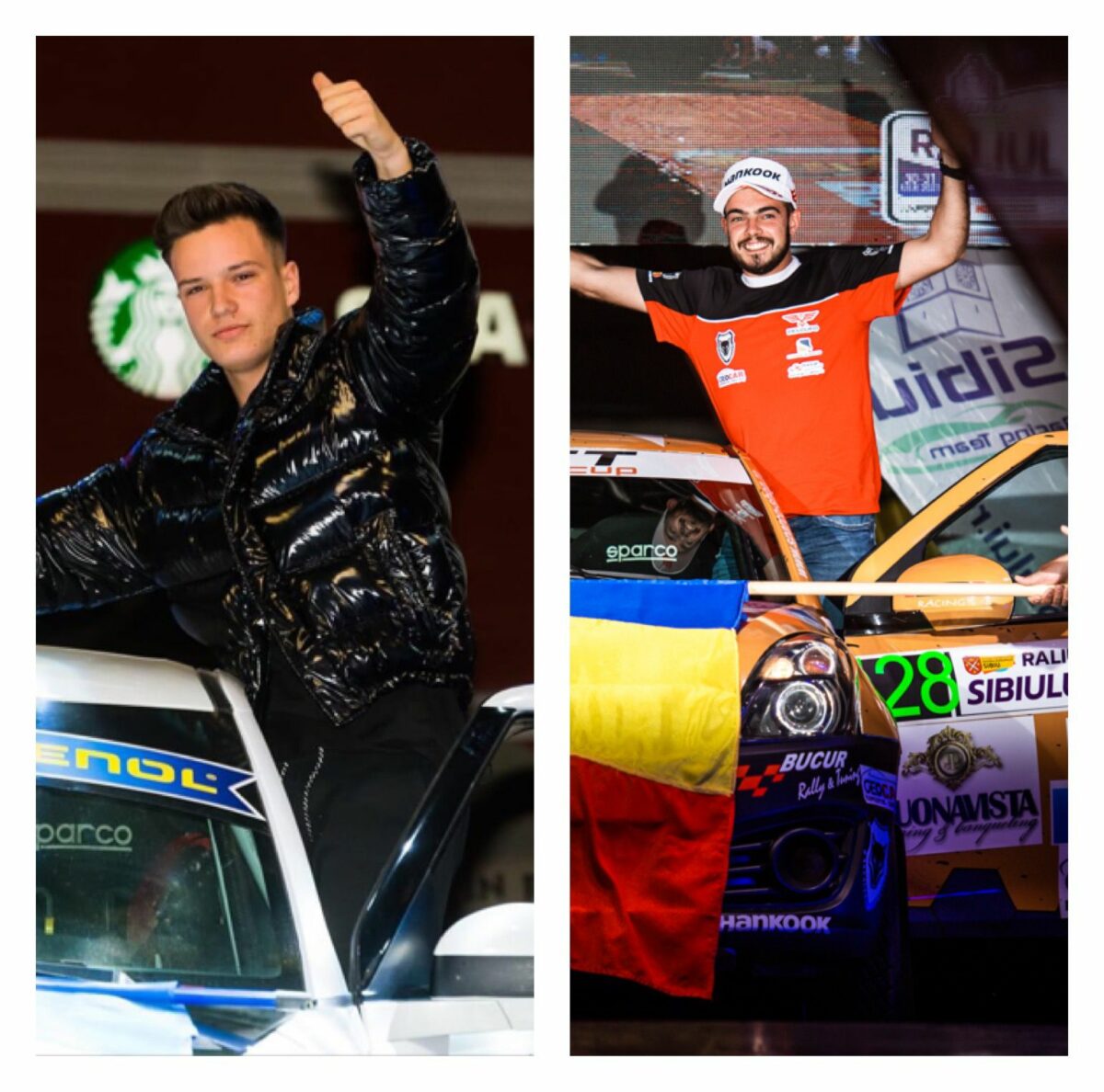 alex cazacu și george marcu singurul echipaj sibian la startul ediției 16 covasna winter rally