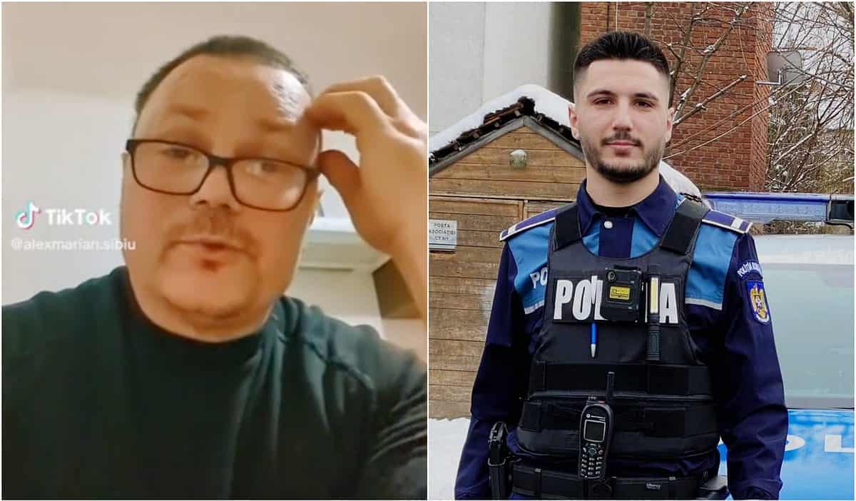 video: polițist din sibiu, înjurat și amenințat pe tiktok - „te prind eu să-ți dau capace, te bag sub roata de rezervă”