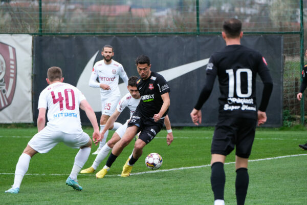 FOTO FC Hermannstadt a remizat la Cluj cu CFR - Petrescu a marcat golul sibienilor