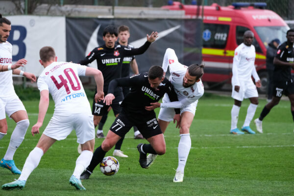 FOTO FC Hermannstadt a remizat la Cluj cu CFR - Petrescu a marcat golul sibienilor