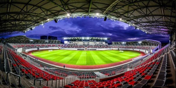 FOTO Amicalul România - Germania la tineret, primul meci internațional găzduit pe noul Municipal - Săndoi: ”Sper ca un stadion plin să nu încețoșeze deciziile jucătorilor”