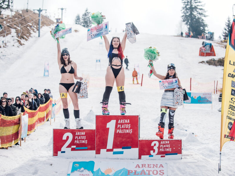 Corina Țiglaru, câștigătoarea „Bikini Race” de la Arena Platoș Păltiniș - Marele premiu, o excursie în străinătate