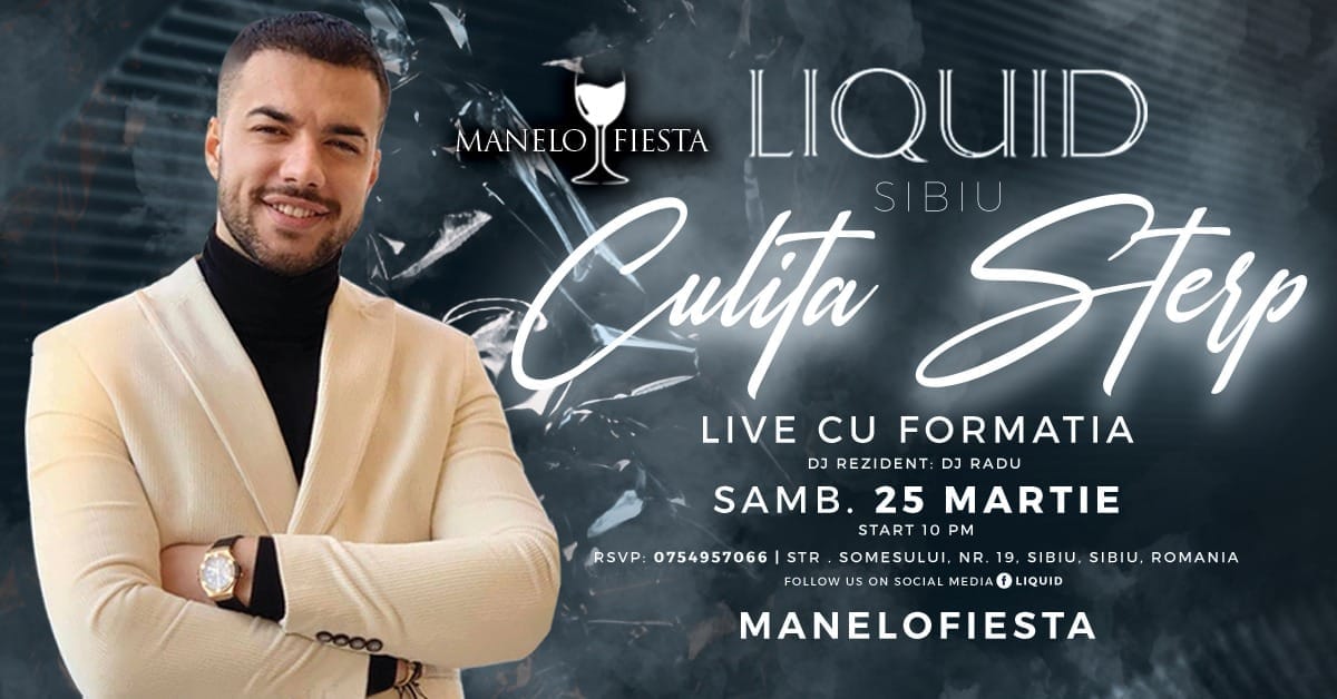 Ultimul weekend din martie, plin de petreceri - Culiță Sterp la Liquid și DJ consacrați la Cotton și Caro - La Muzeul Astra se gătesc mâncăruri cu pește