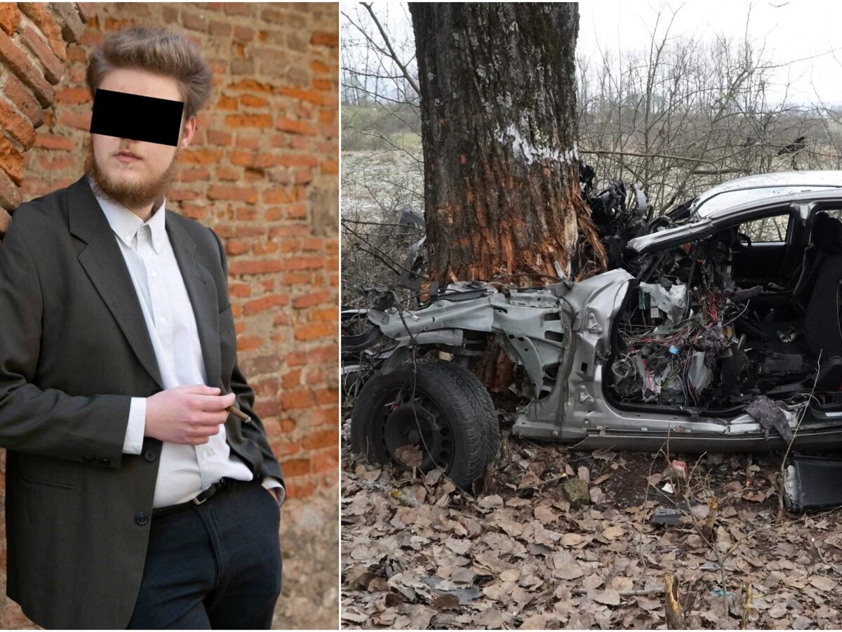 foto: dennis este tânărul mort în accidentul dintre sibiu și poplaca - mașina, un morman de fiare