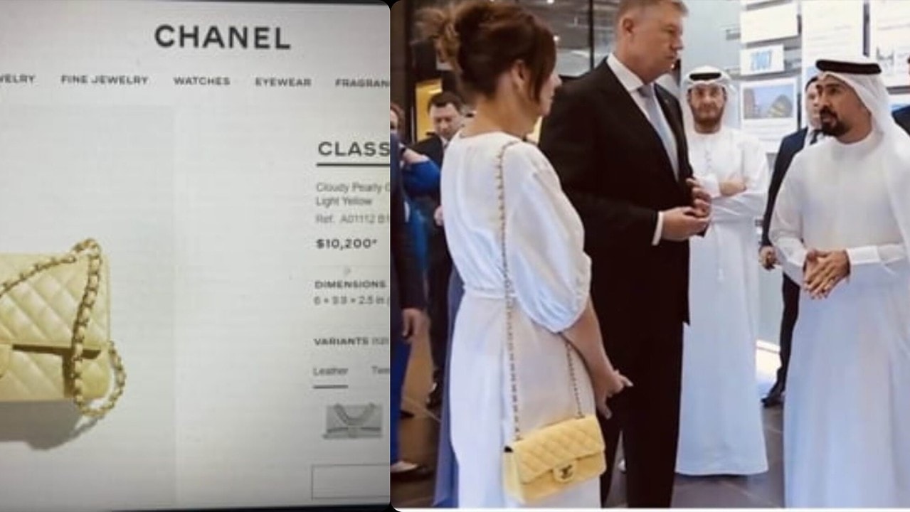 carmen iohannis alături de președintele româniei în emiratele arabe unite - prima doamnă a purtat o geantă de 10.000 de dolari