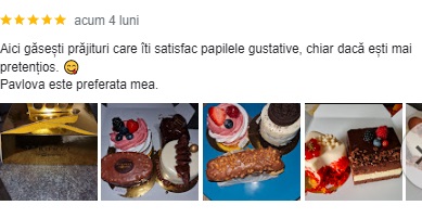 topul cofetăriilor și laboratoarelor din sibiu – prima are aproape cinci stele - la coadă, una care a stricat o aniversare: „au pus alt nume pe tort”