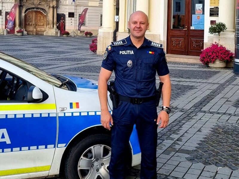 polițistul vedetă al sibiului, viorel teacă, și-a dat demisia - „vreau să fiu fericit”