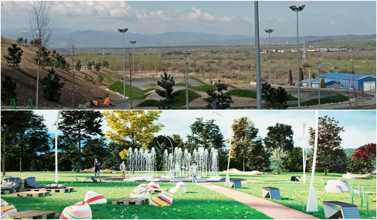 Parcul Belvedere e aproape gata - Primăria Sibiu: „Se apropie deschiderea”