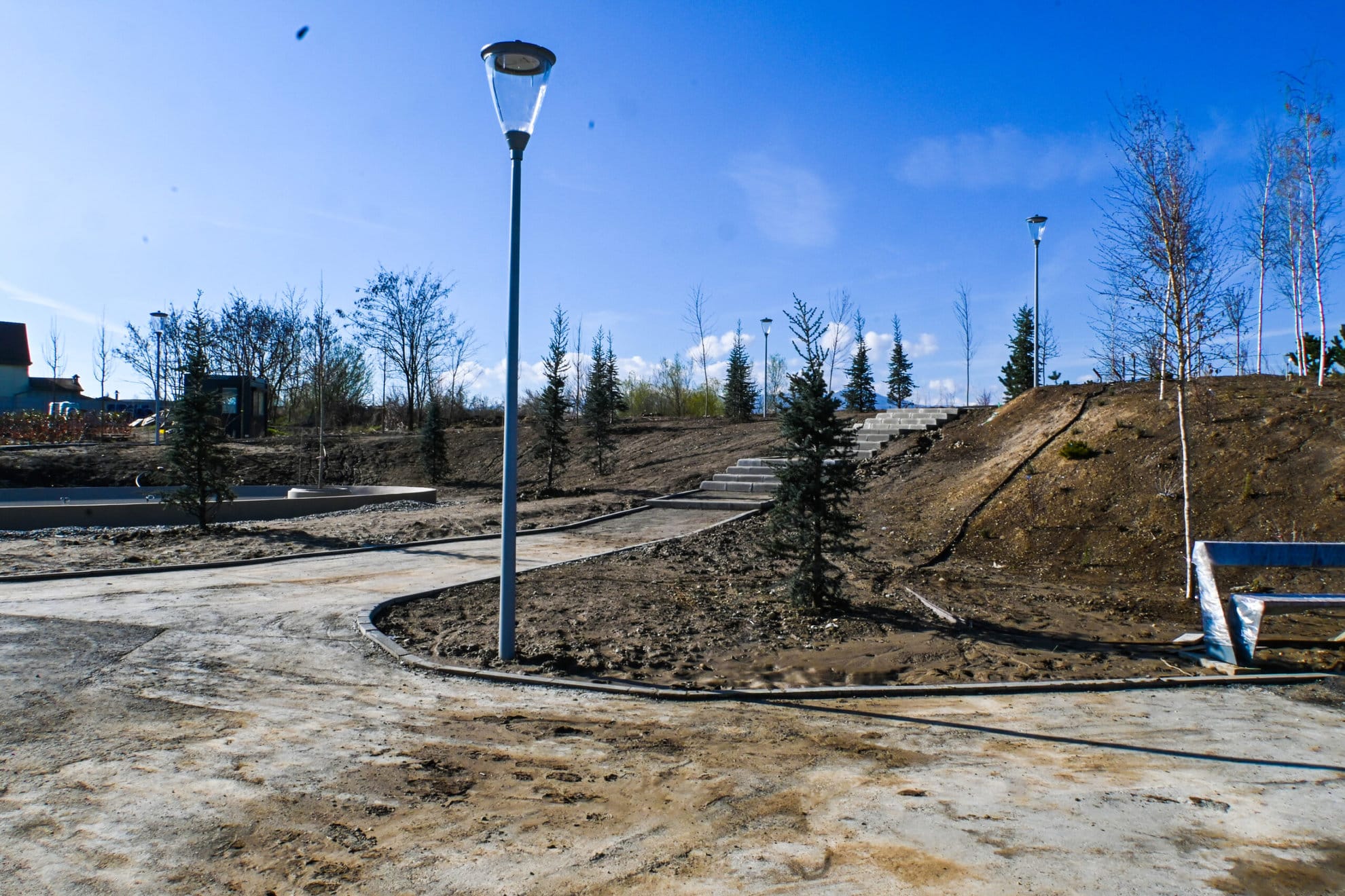 video: cum arată cel mai nou parc al sibiului - muncitorii pun la punct ultimele detalii în „belvedere”