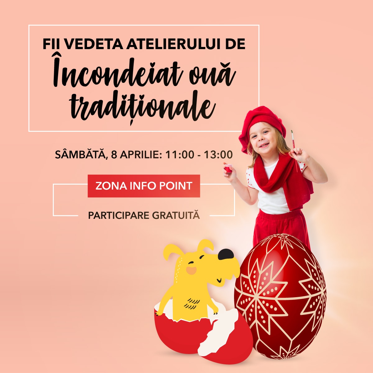 De Paște, Shopping City Sibiu invită familiile la distracție: premii dulci și vânătoare de ouă