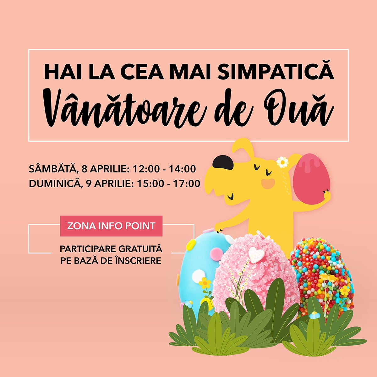 De Paște, Shopping City Sibiu invită familiile la distracție: premii dulci și vânătoare de ouă