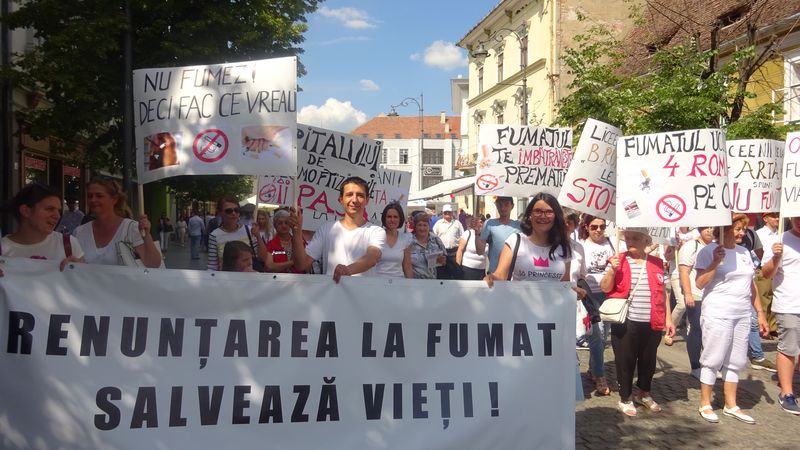 sibienii invitați la marșul sănătății plămânilor, împreună cu sportivi, în centrul sibiului