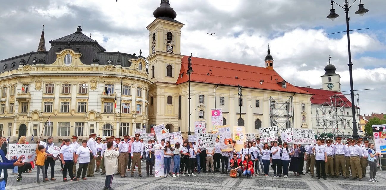 sibienii invitați la marșul sănătății plămânilor, împreună cu sportivi, în centrul sibiului