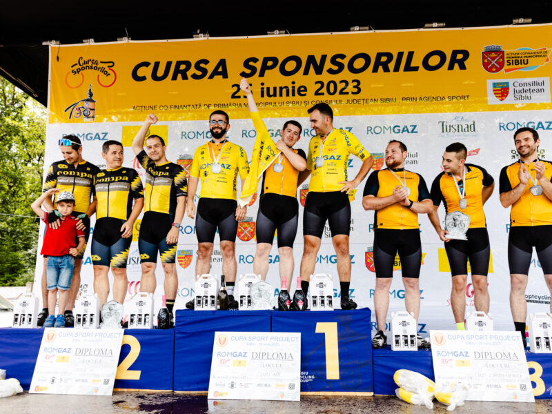 foto corporatiștii sibieni s-au întrecut la cursa sponsorilor